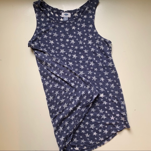 Old Navy Flowy blue star tank top - Picture 4 of 4